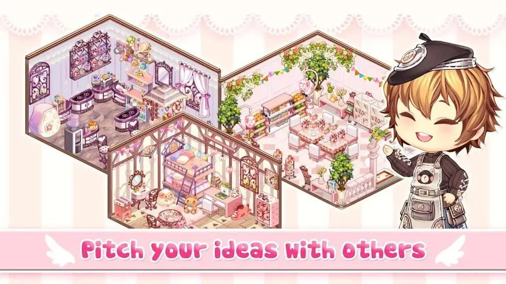 Screenshot of the Kawaii Home Design game