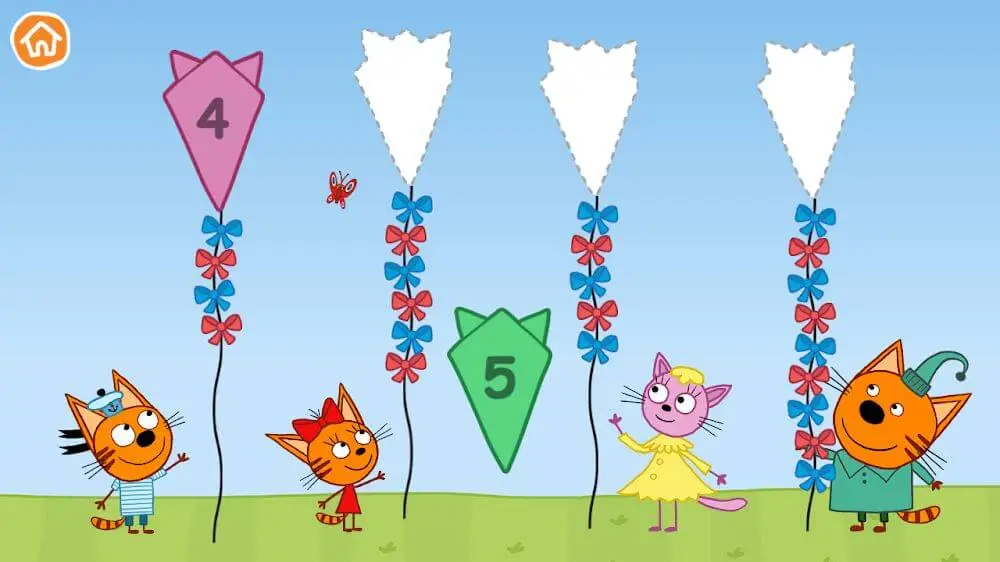 Screenshot of the Kid-E-Cats. Educational Games game