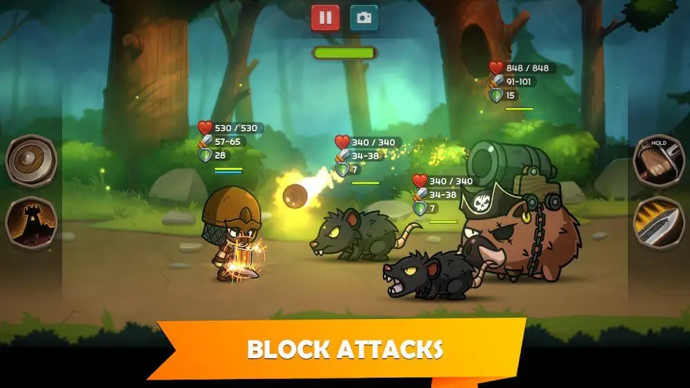Screenshot of the Kinda Heroes game