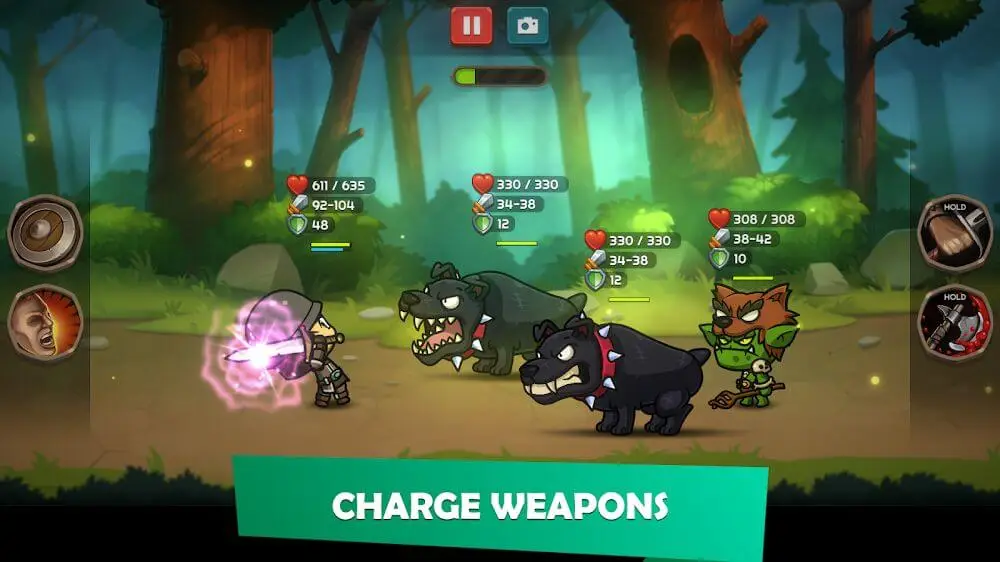 Screenshot of the Kinda Heroes game