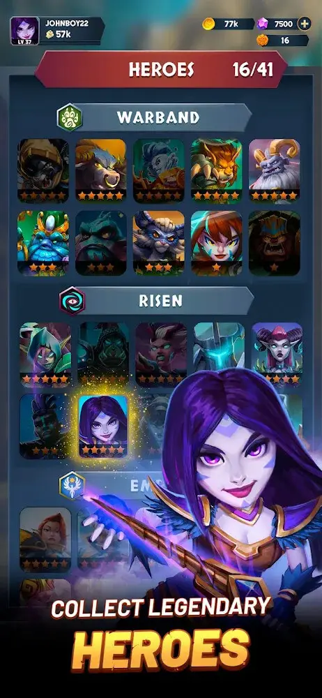 Screenshot of the Kingdom Boss – Hero RPG app