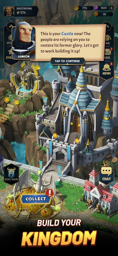Screenshot of the Kingdom Boss – Hero RPG app