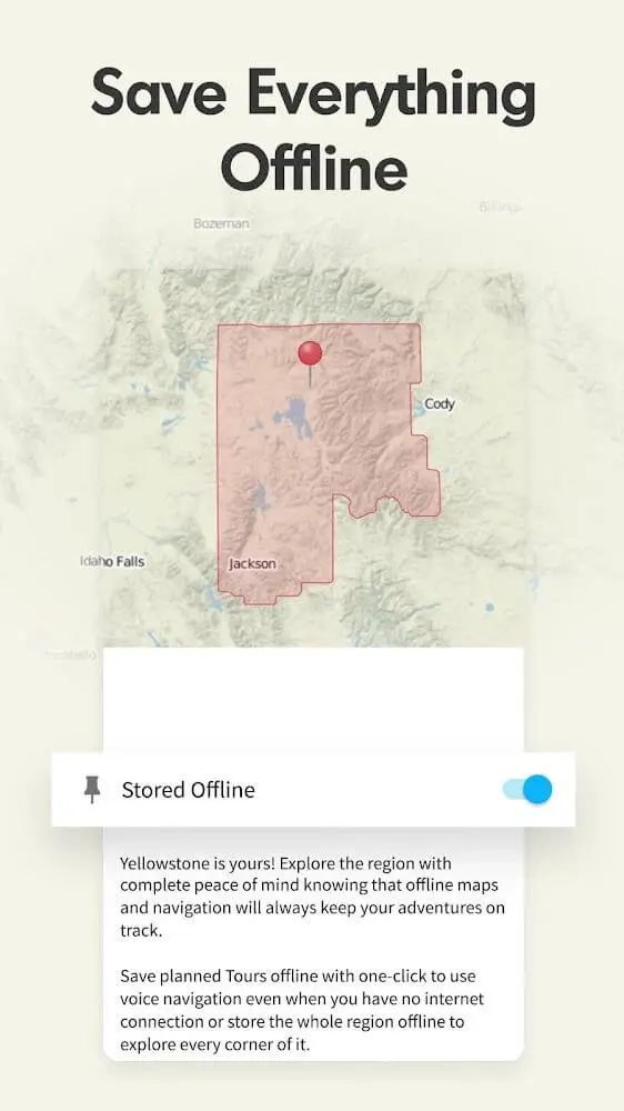 Screenshot of the Komoot app
