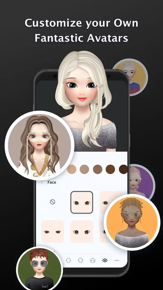 Screenshot of the Kooky app