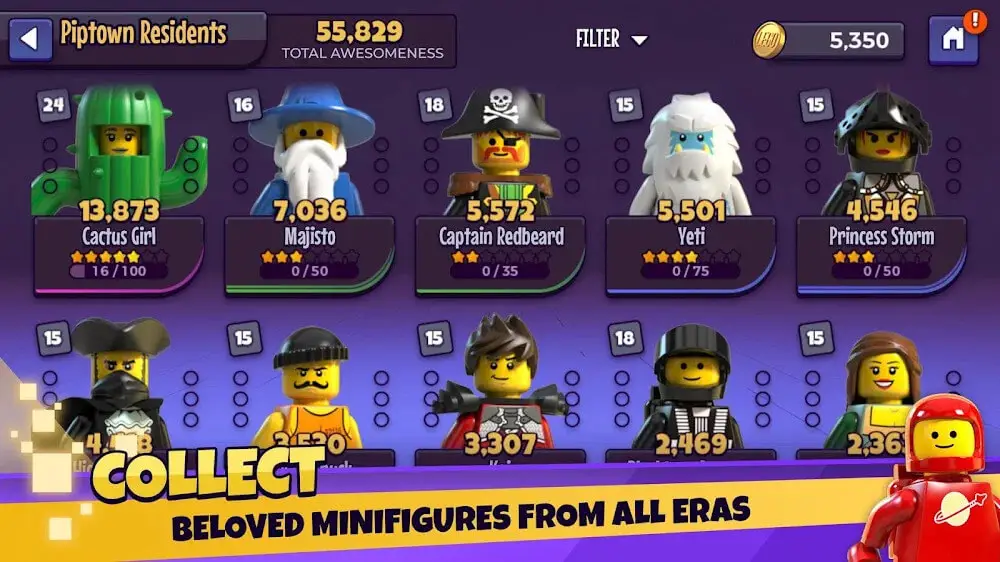 Screenshot of the LEGO Legacy: Heroes Unboxed game