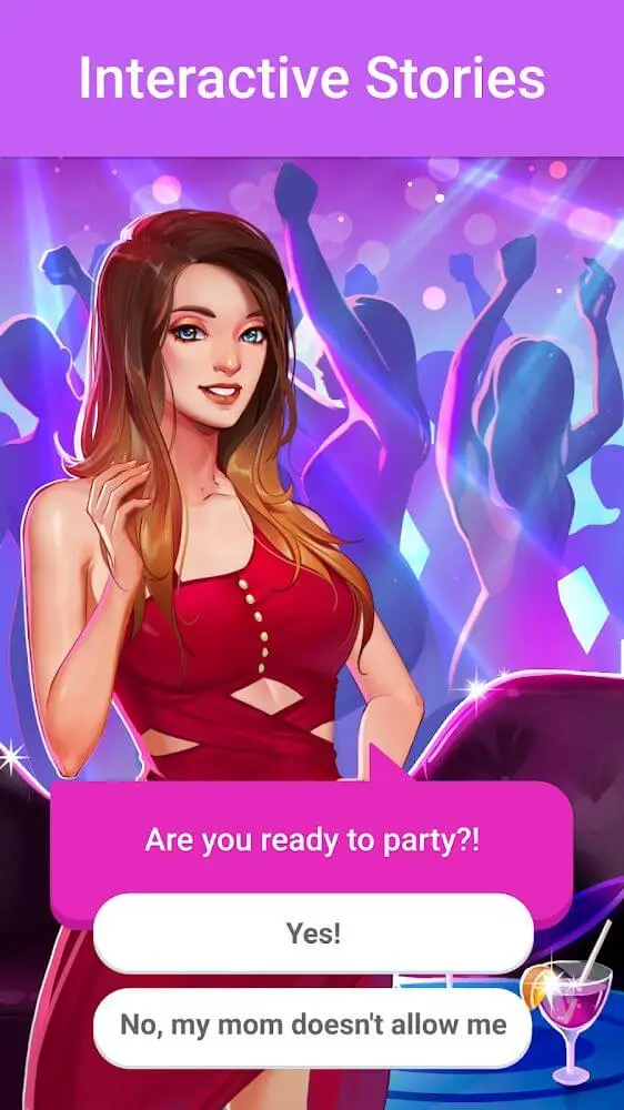 Screenshot of the LUV app