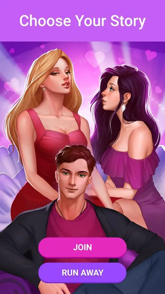 Screenshot of the LUV app