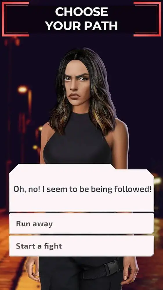 Screenshot of the Last Fight app