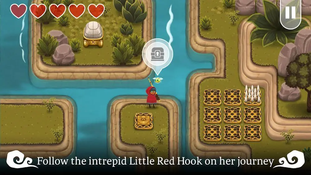 Screenshot of the Legend of the Skyfish game