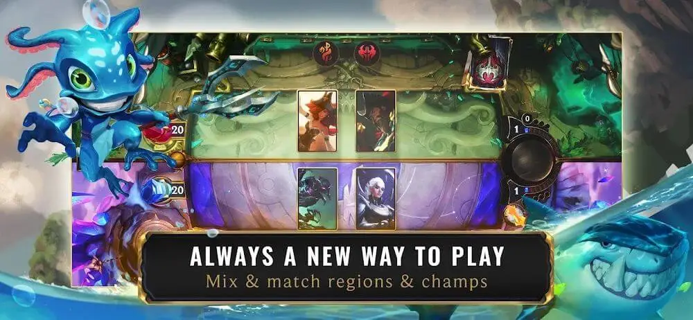 Screenshot of the Legends of Runeterra game
