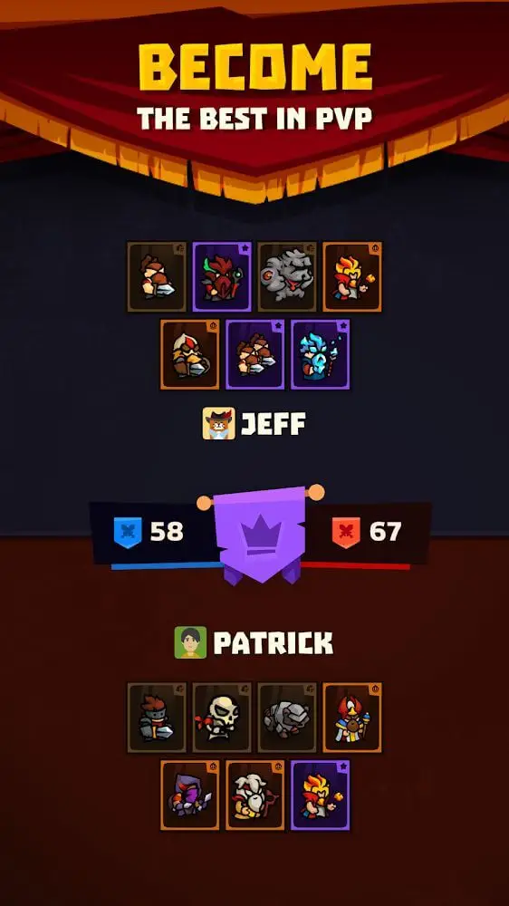 Screenshot of the Legionlands app