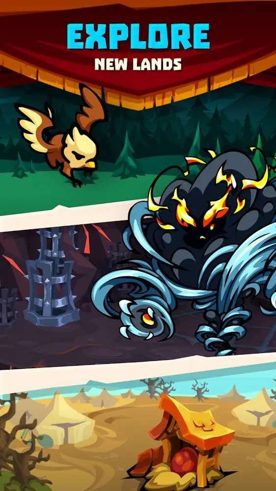 Screenshot of the Legionlands app