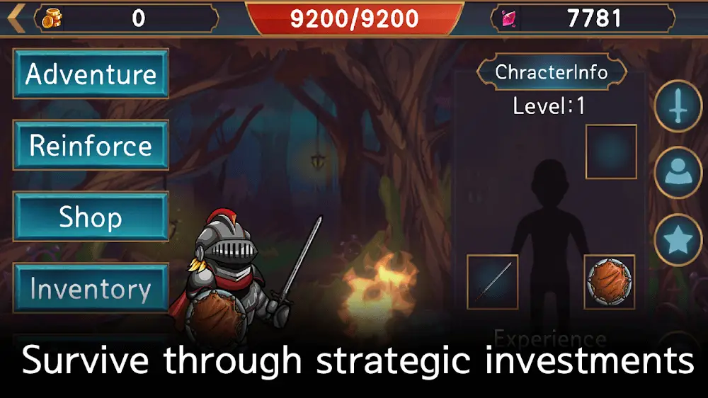 Screenshot of the Life In Mercenary game