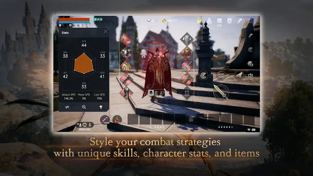 Screenshot of the Lineage2M game