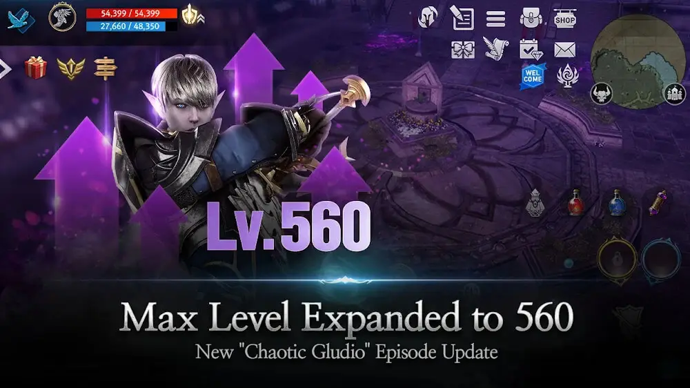 Screenshot of the Lineage 2: Revolution game