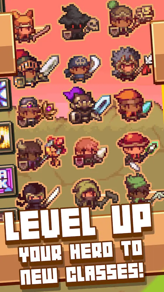 Screenshot of the Linear Quest Battle: Idle Hero app