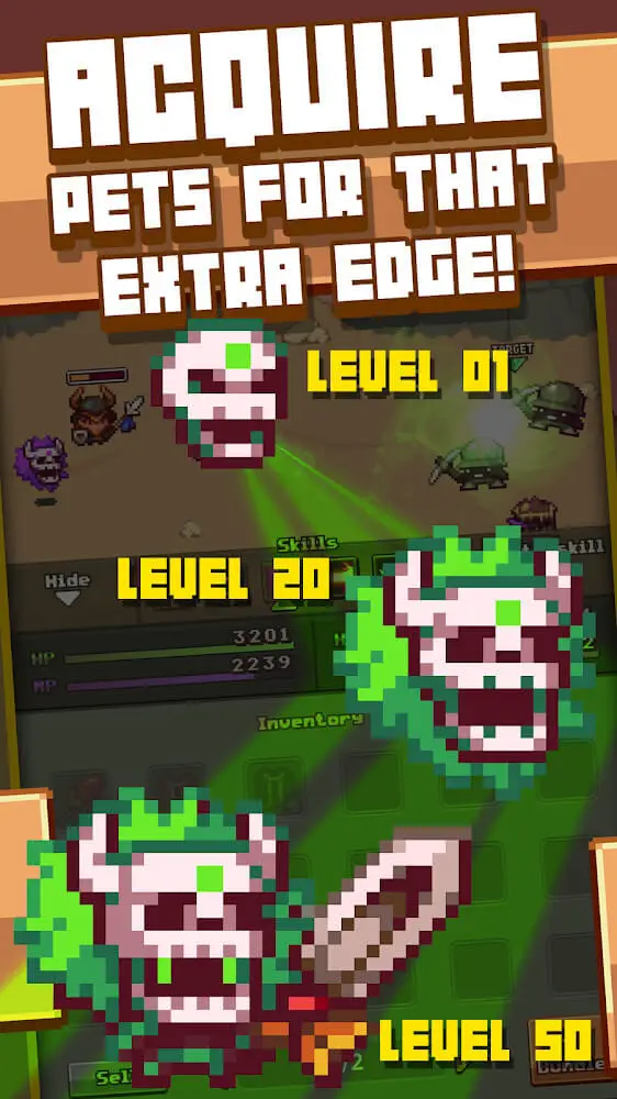 Screenshot of the Linear Quest Battle: Idle Hero app