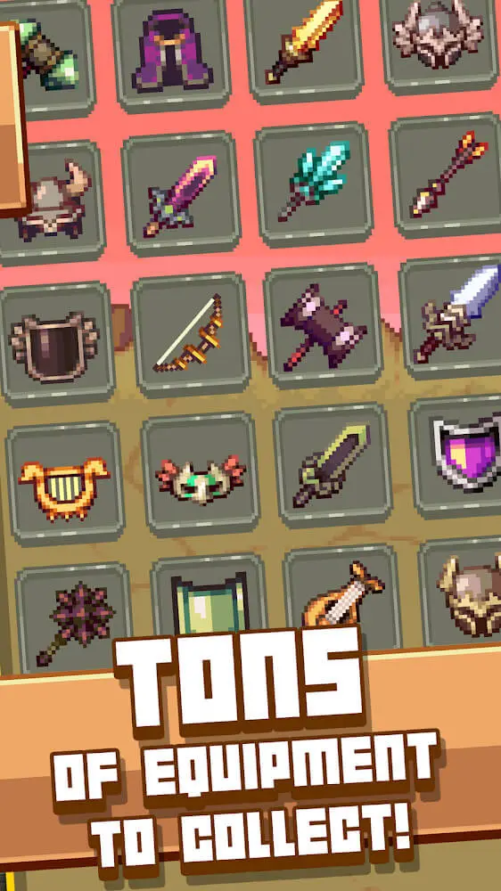 Screenshot of the Linear Quest Battle: Idle Hero app