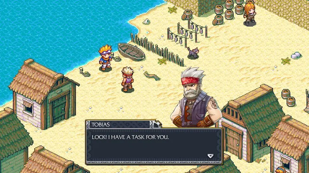 Screenshot of the Lock's Quest game