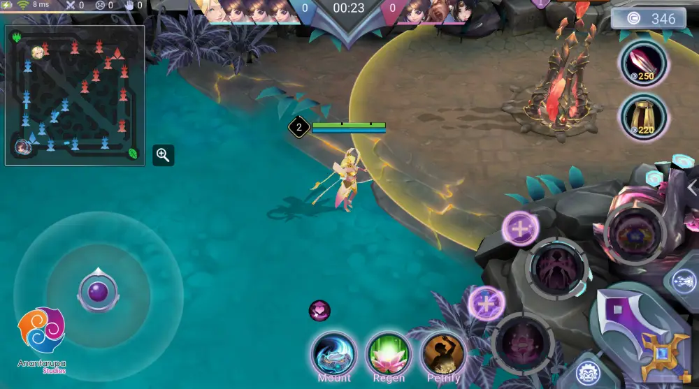 Screenshot of the Lokapala game