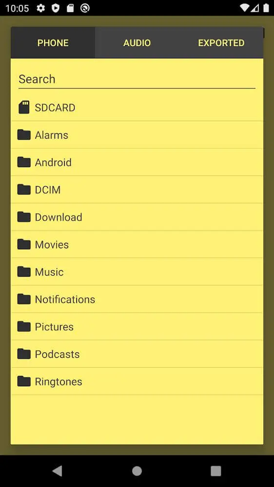 Screenshot of the Loop Player app
