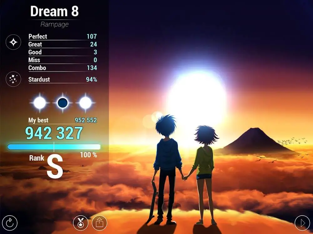 Screenshot of the Lost in Harmony game