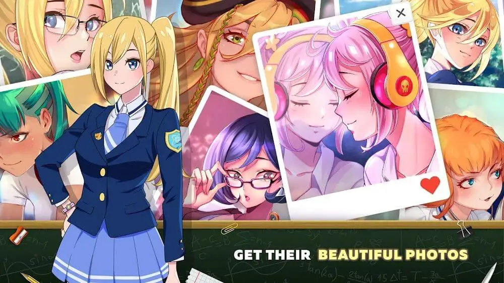 Screenshot of the Love Academy game