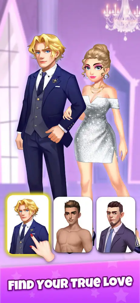 Screenshot of the Love Fantasy: Match & Stories app
