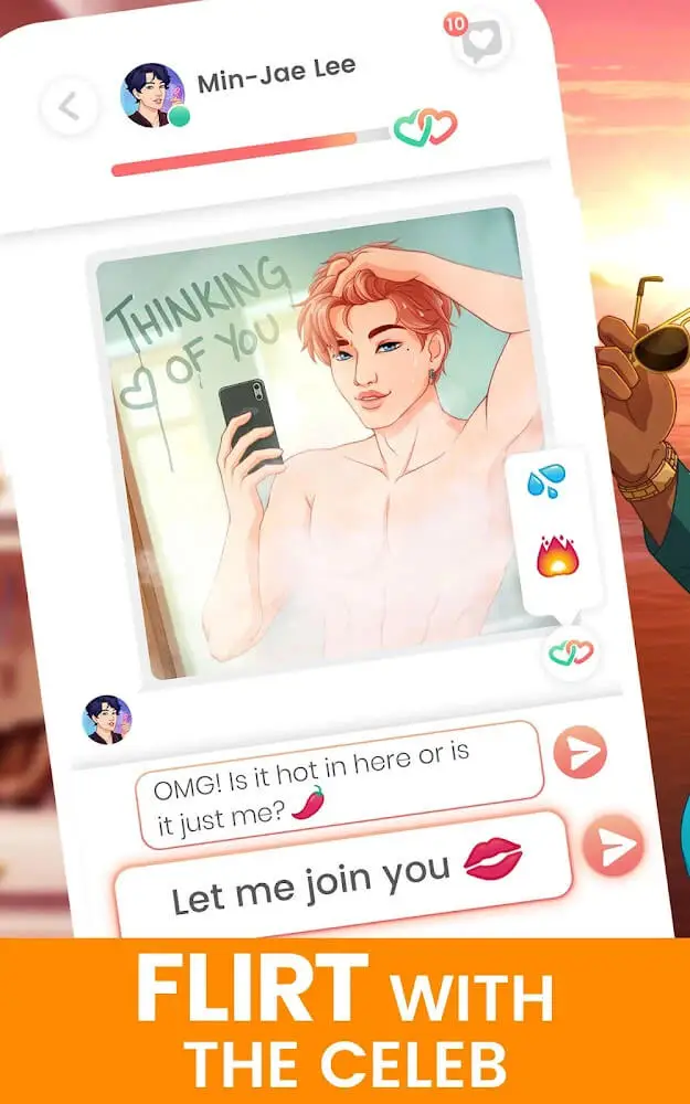 Screenshot of the Lovelink app