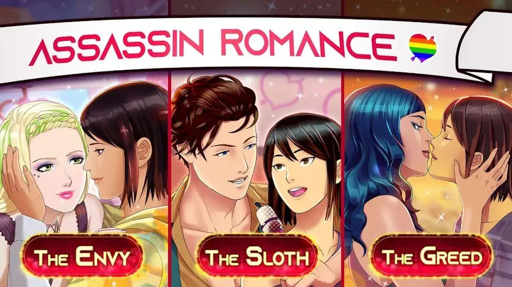Screenshot of the Lovestruck game