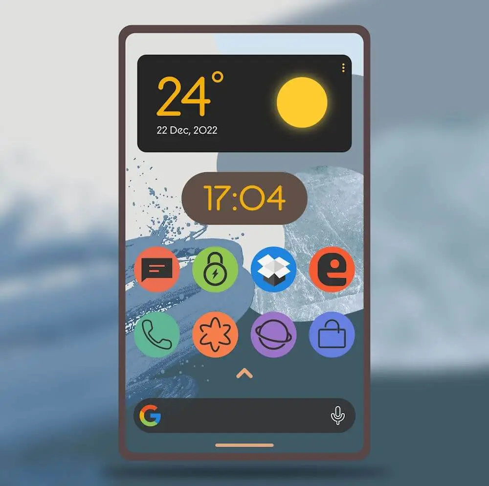 Screenshot of the Lumos Dark - Rounded Icon Pack game
