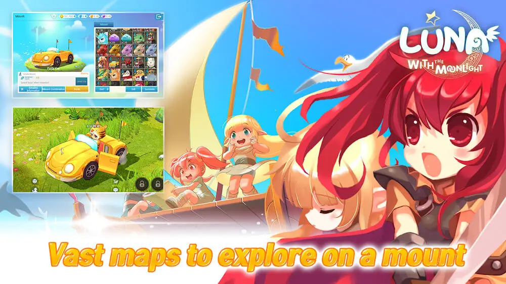 Screenshot of the LunaM: SG game