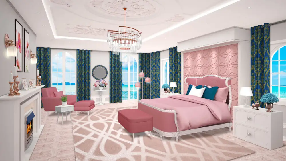 Screenshot of the Luxury Interiors game