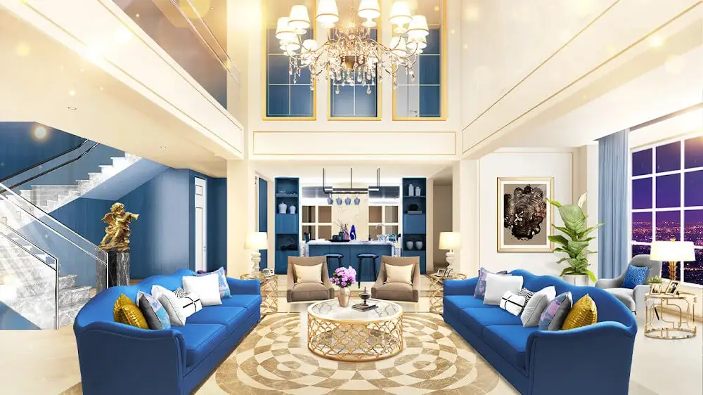 Screenshot of the Luxury Interiors game