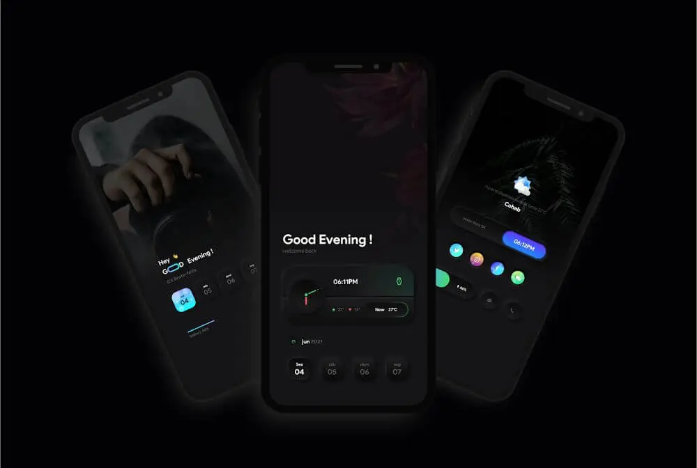 Screenshot of the Luxury for Kwgt game