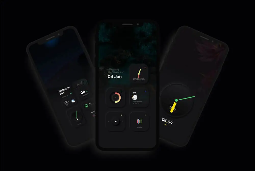 Screenshot of the Luxury for Kwgt game