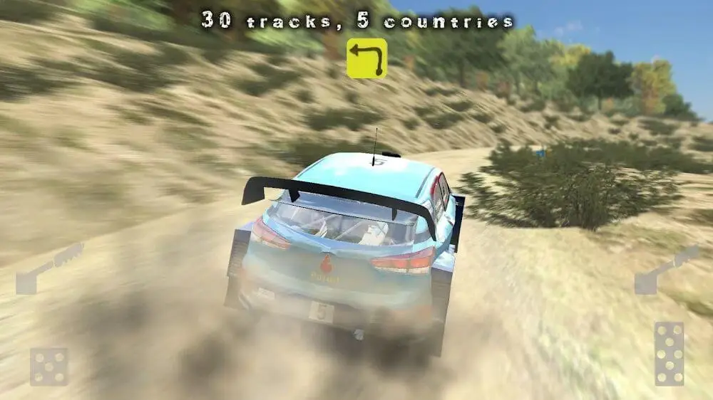 Screenshot of the M.U.D. Rally Racing game