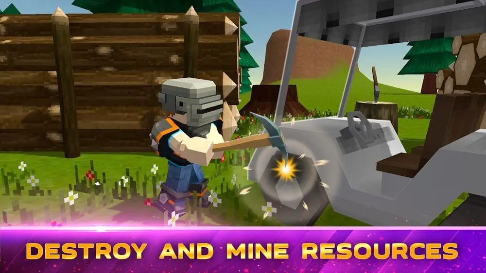 Screenshot of the MAD Battle Royale game