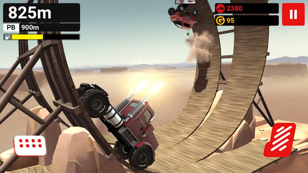 Screenshot of the MMX Hill Dash game