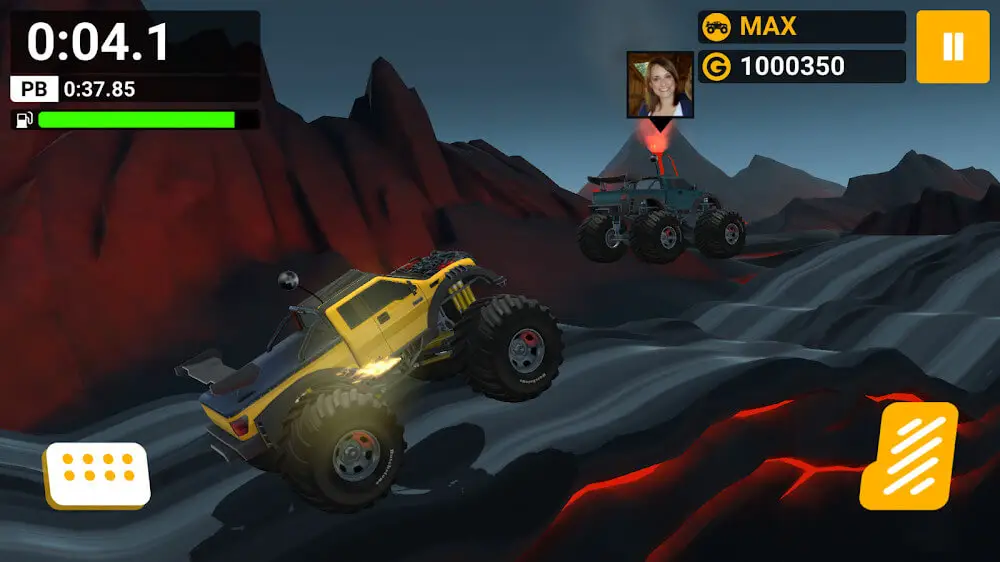 Screenshot of the MMX Hill Dash game