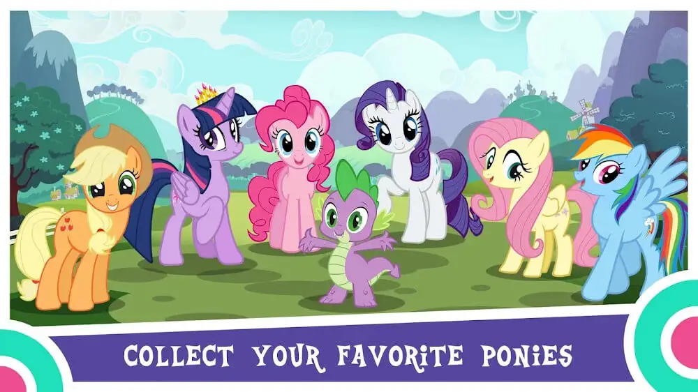 Screenshot of the MY LITTLE PONY: Magic Princess game