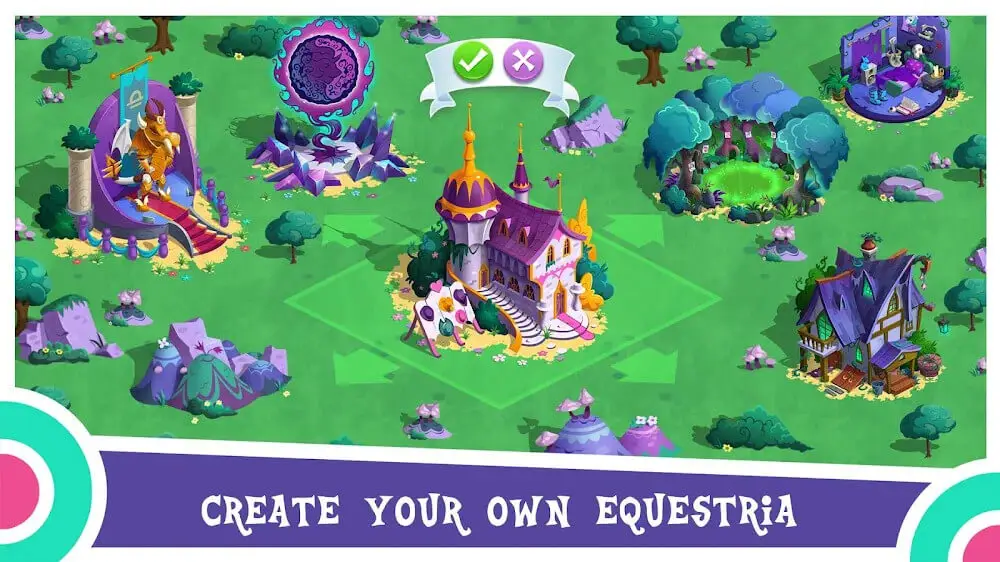 Screenshot of the MY LITTLE PONY: Magic Princess game