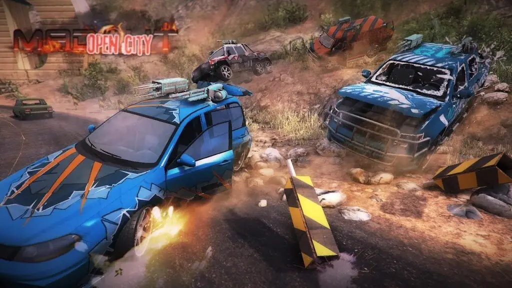 Screenshot of the MadOut Open City game