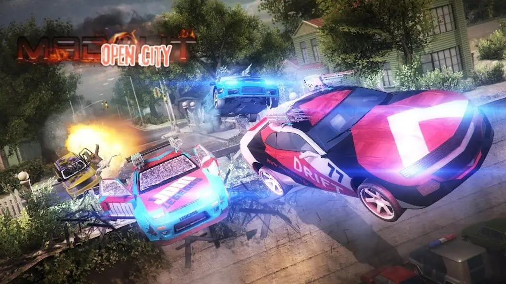 Screenshot of the MadOut Open City game