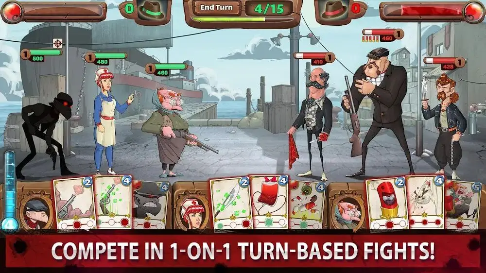 Screenshot of the Mafioso game