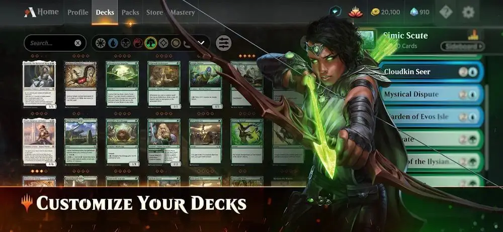 Screenshot of the Magic: The Gathering Arena game