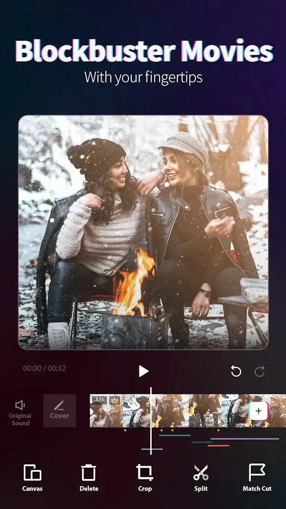 Screenshot of the Magic Video Maker app