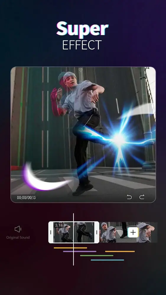 Screenshot of the Magic Video Maker app