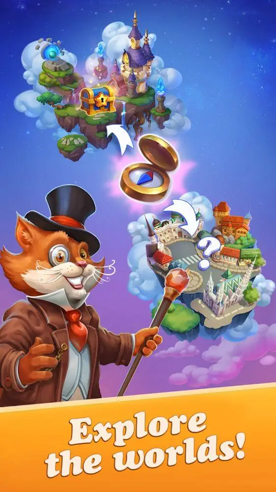 Screenshot of the Mahjong Magic Islands app
