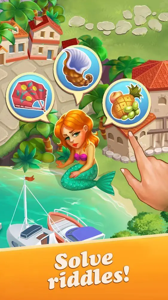 Screenshot of the Mahjong Magic Islands app